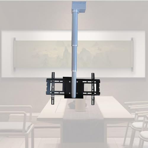 Soporte de TV con Elevador eléctrico - Soporte de Pared para TV, Elevador motorizado con Control Remoto, abatible 90°, Compatible con televisores LED de 26 a 70 Pulgadas