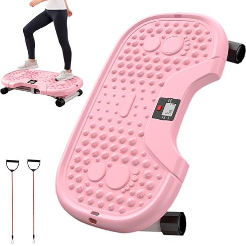 Fruusv Rock Stepper | Twist Portable Leg Exerciser | Compact Fitness Stepper for Exercise | for Men Women Senior Abs Core Upper Body Lower Body Indoor Living Room Bedroom Outdoor