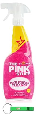 1x The Pink Stuff Mehrzweck-Sprühreiniger/The Miracle Multi-Purpose Cleaner/Vielseitiger Reiniger für harte Oberflächen 750ml + Beni Culinari Kostenloser Schlüsselanhänger