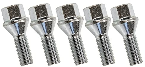 5x FEBI RADSCHRAUBEN M12 x 1,5 x 22 mm VERZINKT SW17 32031118