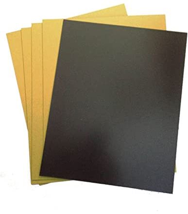 Aiman GZ - Hojas de imán Flexible con Adhesivo. para Fotos y Manualidades. Manutips rectangulares de 0,6 mm de Grosor y facil de Cortar. 5 Imanes de 210 x 297 mm