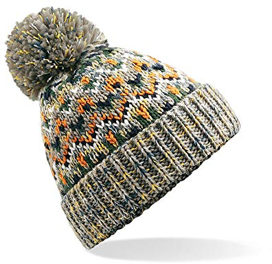 ASVP Shop Korkenzieher-Kabel gestrickte Pudelmütze Einfach Herren Damen Mütze Warme Winter-Pom-Wollmütze