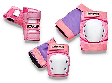 Impala Rollschuhe Erwachsene Schutzset Pink SM