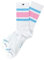 Spirit of 76 Herren & Damen Sport Retro Crew Socken Baumwolle Halblang 39 40 41 42 Weiß - Blau - Pink Candyland Lo (M)