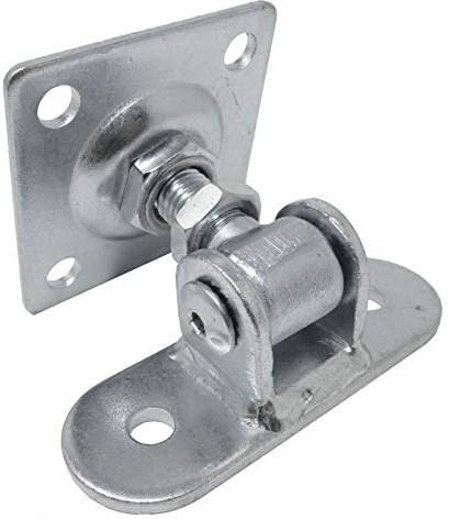 Torangel M16 mit 2 Befestigungsplatten einstellbar Torband Torscharnier