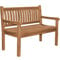 Teako Design Gartenbank Arezzo Teak Massivholz Breite 120 cm