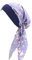 Pluto & Fox Kopftuch Damen Chemo Turban Elegant Bandana Kopfbedeckung für Krebs, Chemotherapie, Haarausfall, Schlaf, Make up (# 8)