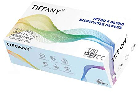 Zoelibat 97673241.059 - Nitril Einweghandschuhe, Blau, 100 Stück, Gummihandschuhe, Reinigungshandschuhe