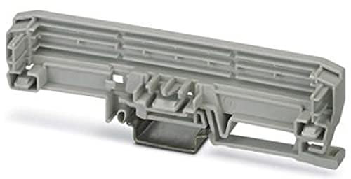 PHOENIX CONTACT UM-BASIC/PRO 122 COVER-R KMGY Rechts Seitenelement mit Montagefuß für die Tragschiene für UM-BASIC-Profile, 122 mm Breite, 10 Stück