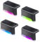 4 Piezas Luces Solares Para Escaleras, Luces Solares LED Impermeables al Aire Libre Alrededor de la Decoración de la Piscina con Cambio de Color RGB, Para Escaleras, Escalones, Cercas, Barandas