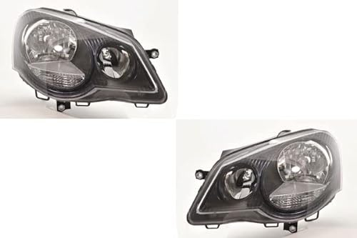 Johns, Scheinwerfer Satz passend für VW Polo Scheinwerfer 02 (9N) 04/05-01/12 H7/H1 Set links & rechts
