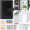 aiface A6 Budget-Ordner-Notizbuch, geldsparendes Brieftaschen-Set, 37-teiliges Budgetplaner mit Geldumschlägen, Bargeldordner für Reisen und Tagebuch, Schwarz