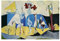 Htt-Kup-Rpp Pablo Picasso,1946 La joie de vivre,Bilder Leinwand Küche Wandbilder Wohnzimmer Moderne für Schlafzimmer Dekoration Wohnung Home Deko Kunstdruck（70x100cm） 28x39inch,Ungerahmt