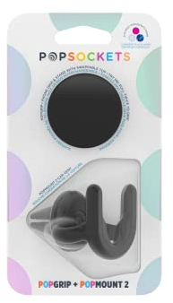 PopSockets: PopPack Bundle - Support pour Ventilation de Voiture Mains Libres Non Adhésif pour Smartphones et Tablettes avec PopGrip interchageable Inclus - PopMount 2 Car Vent + PopGrip