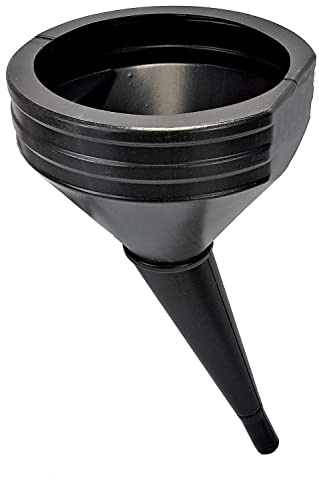 XXL Universal Trichter 21cm, Einfülltrichter abgewinkelt mit Sieb, Kunststoff Trichter Kraftstofftrichter Einfülltrichter Öltrichter 41-204