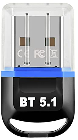 Bewinner USB Bluetooth 5.1 Adapter, 3 Mbit/s Laufwerk Bluetooth 5.1 Transmitter, für Desktop, Laptop, Maus, Tastatur, Drucker, Headsets, Lautsprecher