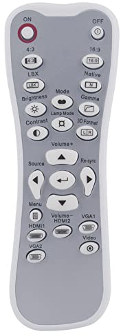 ALLIMITY Replace Remote Control fit for Optoma Projector HD33 HD30 HB5951 HD25LV HD25E HD2500 DLP Projector