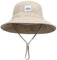 Malaxlx Baby Sonnenhut Lächeln Gesicht Beige Fischerhut Bucket Hat Strandhut UV Schutz Draussenhut Anglerhut Sommerhut für 0-6 Monate Mädchen Jungen