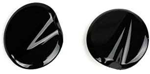 BGM Abdeckkappen Set Spiegellöcher schwarz kompatibel für Vespa GTS 125-300 (ZAPMA3100, ZAPMA3200, ZAPMA3300) GTS HPE, Supertech (ZAPMA3600)