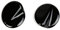 BGM Abdeckkappen Set Spiegellöcher schwarz kompatibel für Vespa GTS 125-300 (ZAPMA3100, ZAPMA3200, ZAPMA3300) GTS HPE, Supertech (ZAPMA3600)
