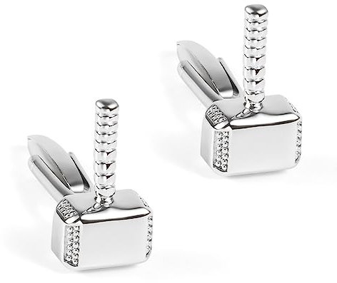 Cufflinks 4 Pieces Galvanized Gold Silver Thor Hammer Copper Cufflinks Men'S Shirt Cufflinks Silver