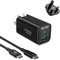 65W USB C Charger Plug with 4ft Cable MacBook Charger 3-Port Fast GaN Wall Power Adapter Support PPS/PD3.0 65W/45W for Laptop MacBook Pro/Air, iPad Pro, iPhone15/14/Pro, Galaxy S23/S22, Dell XPS 13