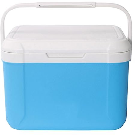 Fiorky 5L Kühlbox for Lebensmittel und Getränke, Eisflaschenkühler, tragbare Lebensmittel-Aufbewahrungsbox, große Kapazität, Frischhalte-Inkubator, Mini-Kühlschrank, Camping-Kühlschrank