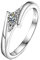 Trauringe Frau, Eheringe Platin Mode Labor Geschaffener Diamant 0.2ct Runde Form Verlobungsring Größe 53 (16.9) Pt900 Platin
