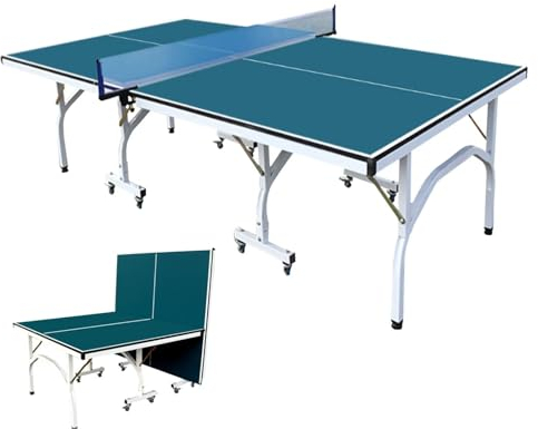 Tavolo Da Ping Pong Da 9 Piedi Per Gioco In Casa, Tavolo Da Ping Pong Portatile Per Interni All'Aperto, Tavolo Da Ping Pong Pieghevole Junior, Tavolo Da Ping Pong Per Bambini