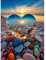 Hongyrjy La Plage Peinture Numero Adulte-Peinture par Numéro Enfant Adultes Débutants 40x50cm,Numéro d'Art Kit Peinture par Décoration Murale et Cadeaux Pour La Maison