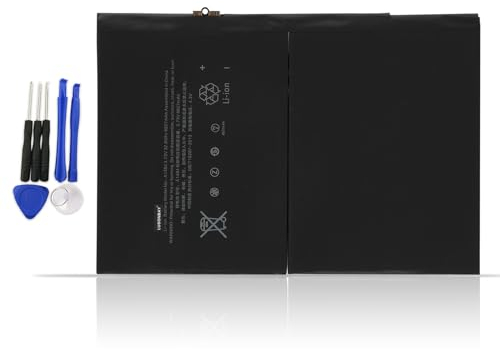 LUSONBAY Batteria per tablet A1484, compatibile con iPad 5, 6, 7, A1822, A1823, A1893, A1954, A2197, A2200, A2198, A2199, Air A1474, A1475, A1476, MD785LL/A MD786LL/A MD786LL/A MD786LL/A MD786LL/A