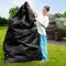Warmfarm Sac de ramassage de feuilles pour tondeuses à gazon autoportées – Tissu Oxford 420D très résistant, sac à gazon extra épais pour tondeuse tracteur avec grand fond respirant (132,1 x 198,1 cm)