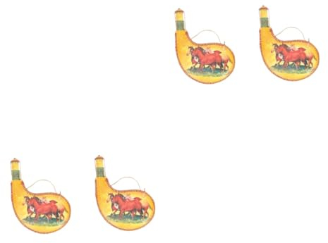 PRETYZOOM Lot De 2 De Rangement Pour Cantine À Vin Motif Rétro Légers Et Portables