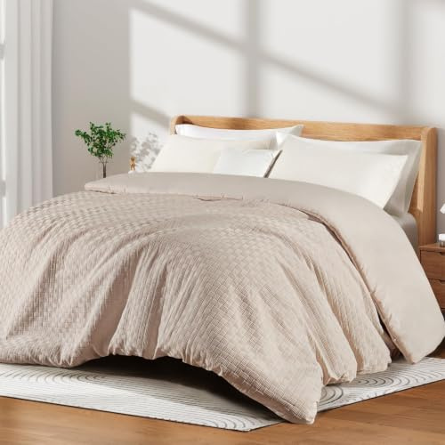 Whale Flotilla Bettdecke Ohne Bezug 135x200 cm Jacquard Steppdecke | Wendbare Mikrofaser Ganzjahresdecke, Schlafdecke, Warm, Weich, Atmungsaktiv, für 4 Jahreszeiten, Waschbar, Beige