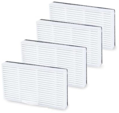 Pack 4 Filtros para Cecotec Conga 2499 ULTRA Genesis y 2299 ULTRA Home y 2299 INERTIAL para DEPOSITO MIXTO. Pack repuestos y accesorios para robot aspirador