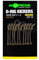 Korda Kickers D Rig, mittlere Größe, braun, perfekte D-Rigs jedes Mal, einfaches Hakenschieben, ideal für D-Rig Spinner, vier Größenoptionen, erhältlich in Grün und Braun