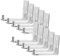 ANDRESLAD 10pcs Shaped Metal Wall Bracket for Fire Extinguisher Sturdy Mounting Hook Holder Easy Installation Space-saving Design for Home Office and Commercial Use