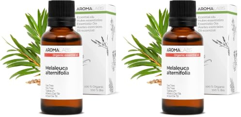 BIO - Tea Tree Essential Oil - 30mL - 100% Pure, Natural, Chemotyped and AB Certified - AROMA LABS (French Brand) (Pack of 2)