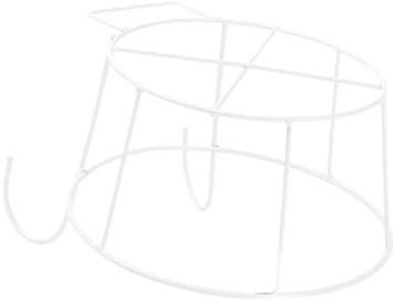 Milisten Support Pot De Fleurs Fer Art Suspendu Rond Métal Résistant pour Balcon Jardin Décoration Européenne