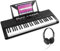 Max Rhapsody54 Clavier Électronique 54 Touches avec Casque Audio, Synthétiseur Débutant, Avec Porte-partitions, Deux Haut-parleurs Intégrés