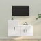 ShGaxin 2-TLG. TV-Schrank-Set Hochglanz-Weiß Holzwerkstoff, Wohnzimmer Möbel, Sideboard Wohnzimmer, Fernsehschrank, Tv Kommode, Tv Lowboard, Tv Möbel, Wohnwand - 3188448