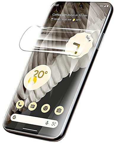 Negugew 2 Piezas Protectores de Pantalla para Google Pixel 7 Pro, Película de Hidrogel Ultrafina de TPU Suave para Google Pixel 7 Pro Sensible al tacto