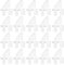 10Sets ShareGoo Nylon Micro Control Horns 20x11mm 4 Holes w/Pin & Φ1.2x21mm Clevis for RC Airplane KT Model Plane Parts Accessories