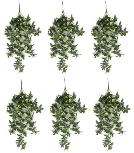 Leaf Artificial Hanging Plants Multipacks Fire Resistant UV Resistant, 6 X 71cm Pothos