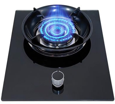 Tragbarer Gasherd Kochfeld mit stufenloser Flammensteuerung und Thermoelementschutz, ideal für Outdoor-Camping und Yachtkochen