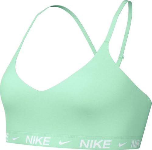 Nike Damen Indy Mit Leichtem Halt, Polster Und Verstellbarer Passform Sport-BH, Mint Foam, S EU