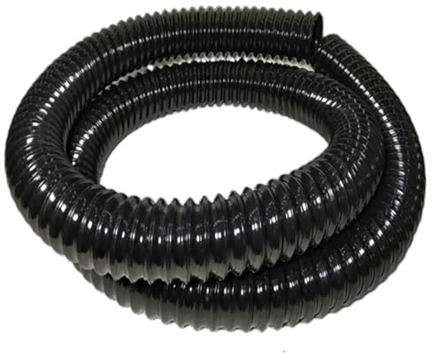 Flexibler Schlauch, Schwarzer PU-Staubabsaugschlauch, 65 mm Innendurchmesser, 1 m Länge, flexibel, transparent, for industrielle Absauggeräte, 0,63(2mm)