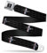 Buckle-Down Sicherheitsgurt – Ford Mustang mit Stangen Wiederholung mit Text – 2,5 cm breit – 50,8-91,4 cm lang