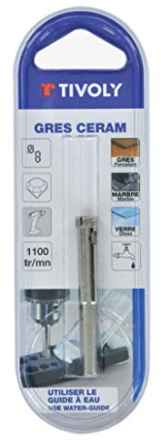 Tivoly 12000820700 Foret Diamond à Eau pour Grès Céram, Queue Hexagonale, Usage Courant Ø 7mm