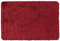 WENKO Badteppich Mélange Chili, 60 x 90 cm - Badematte, sicher, flauschig, fusselfrei, Polyester, 60 x 90 cm, Rot